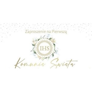 Zaproszenie Komunia (10szt)