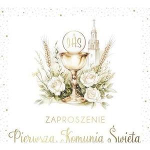 Zaproszenie Komunia (10szt)