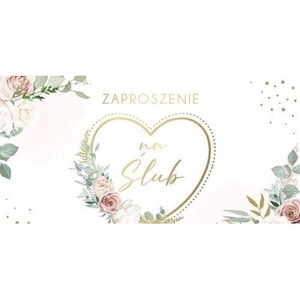 Zaproszenie Ślub (10szt)