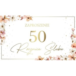 Zaproszenie Rocznica Ślubu (10szt)
