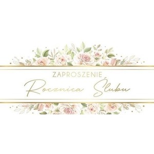 Zaproszenie Rocznica Ślubu (10szt)