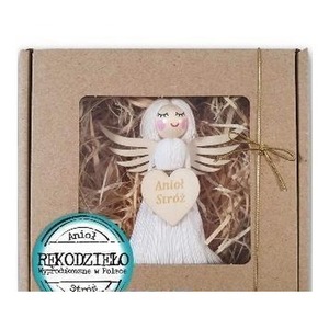 Zawieszka Anioł stróż. Biały