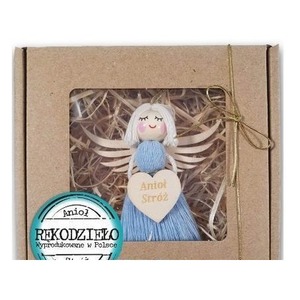 Zawieszka Anioł stróż. Niebieski