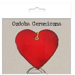 Zawieszka ceramiczna - Serce