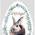 Zawieszka metalowa - Alleluja Easter