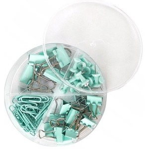 Zestaw biurowy miętowy DELI