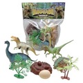 Zestaw dinozaurów z jajem