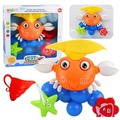 Zestaw do kąpieli Krab z przyssawkami