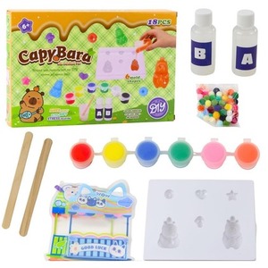 Zestaw do tworzenia żelowych figurek Kapibara 18el