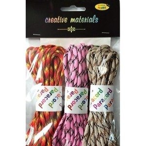 Zestaw paracord 2,8mb 3 kolory