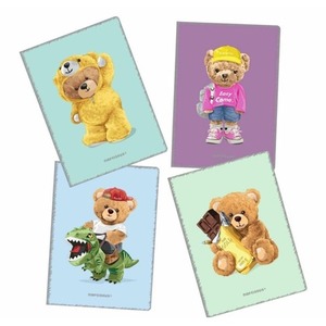 Zeszyt A4/32K linia 80g (4szt) NARCISSUS