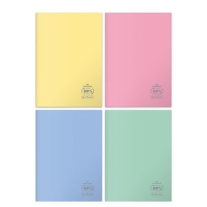 Zeszyt A4/60K kratka Eco PP Pastel Colors (5szt)