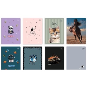 Zeszyt A5/16K 3kol linia 70g UV mix (20szt)