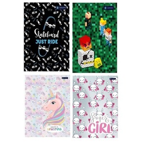 Zeszyt A5/16K trzy linie kolor ASTRA