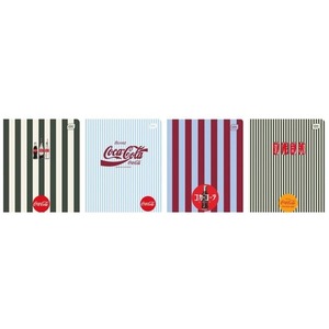 Zeszyt A5/80K kratka Soft Touch Coca Cola (10szt)