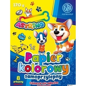 Zeszyt papierów kolorowych samoprzylepnyh (10szt)