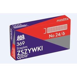 Zszywki 24/6 (1000szt*10) GRAND